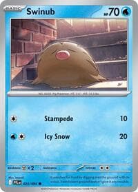 Swinub - ME02: Phantasmal Flames - Pokemon card