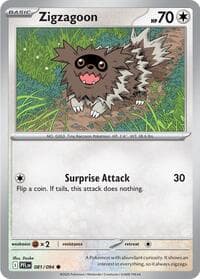 Zigzagoon - ME02: Phantasmal Flames - Pokemon card