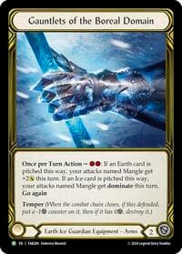 Gauntlets of the Boreal Domain (Golden) - FAB289 - Flesh and Blood: Promo Cards - Flesh and Blood TCG card