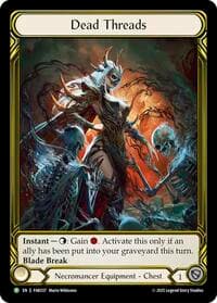 Dead Threads (Golden) - FAB337 - Flesh and Blood: Promo Cards - Flesh and Blood TCG card