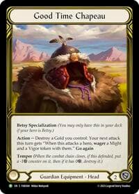 Good Time Chapeau (Golden) - FAB304 - Flesh and Blood: Promo Cards - Flesh and Blood TCG card