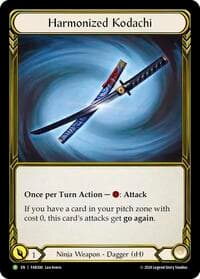 Harmonized Kodachi (Left) (Golden) - FAB300 - Flesh and Blood: Promo Cards - Flesh and Blood TCG card