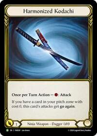 Harmonized Kodachi (Right) (Golden) - FAB301 - Flesh and Blood: Promo Cards - Flesh and Blood TCG card