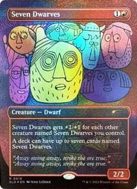 Seven Dwarves (0819) - Secret Lair Drop Series - Magic: The Gathering card