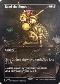 Read the Bones (7066) - Secret Lair Drop Series - Magic: The Gathering card