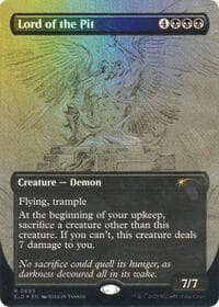 Lord of the Pit (Sketch Showcase) (Rainbow Foil) - Secret Lair Drop Series - Magic: The Gathering card