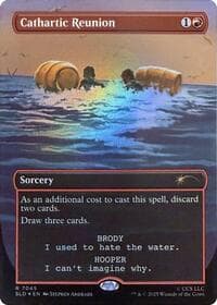 Cathartic Reunion (7045) (Rainbow Foil) - Secret Lair Drop Series - Magic: The Gathering card