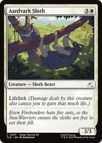 Aardvark Sloth (0267) - Avatar: The Last Airbender: Eternal-Legal - Magic: The Gathering card