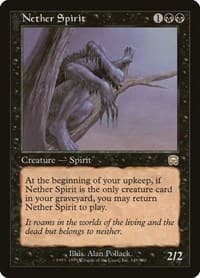 Nether Spirit - Mercadian Masques - Magic: The Gathering card
