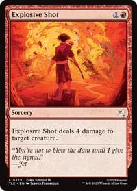 Explosive Shot (0279) - Avatar: The Last Airbender: Eternal-Legal - Magic: The Gathering card