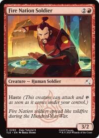 Fire Nation Soldier (0280) - Avatar: The Last Airbender: Eternal-Legal - Magic: The Gathering card