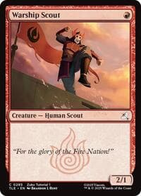 Warship Scout (0285) - Avatar: The Last Airbender: Eternal-Legal - Magic: The Gathering card