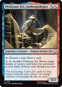 Professor Zei, Anthropologist - Avatar: The Last Airbender - Magic: The Gathering card