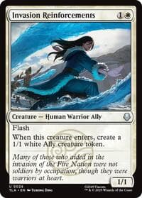 Invasion Reinforcements - Avatar: The Last Airbender - Magic: The Gathering card
