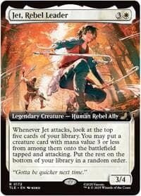 Jet, Rebel Leader (Extended Art) - Avatar: The Last Airbender: Eternal-Legal - Magic: The Gathering card