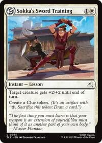 Sokka's Sword Training - Avatar: The Last Airbender: Eternal-Legal - Magic: The Gathering card