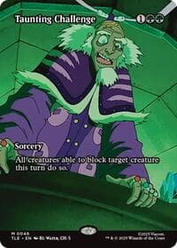 Taunting Challenge (Borderless) - Avatar: The Last Airbender: Eternal-Legal - Magic: The Gathering card