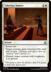 Valorous Stance - Avatar: The Last Airbender: Eternal-Legal - Magic: The Gathering card