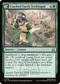 Cracked Earth Technique - Avatar: The Last Airbender: Eternal-Legal - Magic: The Gathering card