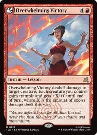 Overwhelming Victory - Avatar: The Last Airbender: Eternal-Legal - Magic: The Gathering card