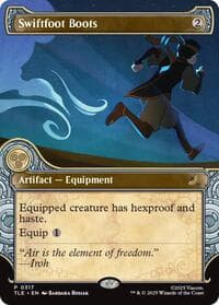 Swiftfoot Boots (Showcase) - Avatar: The Last Airbender: Eternal-Legal - Magic: The Gathering card