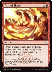 Fists of Flame - Avatar: The Last Airbender: Eternal-Legal - Magic: The Gathering card