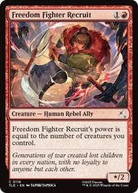 Freedom Fighter Recruit - Avatar: The Last Airbender: Eternal-Legal - Magic: The Gathering card