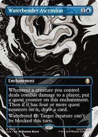 Waterbender Ascension (Borderless) - Avatar: The Last Airbender - Magic: The Gathering card