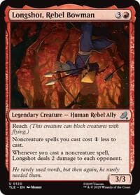 Longshot, Rebel Bowman - Avatar: The Last Airbender: Eternal-Legal - Magic: The Gathering card