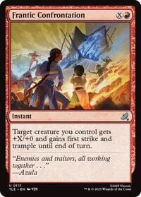 Frantic Confrontation - Avatar: The Last Airbender: Eternal-Legal - Magic: The Gathering card