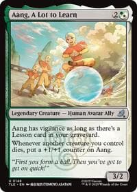 Aang, A Lot to Learn - Avatar: The Last Airbender: Eternal-Legal - Magic: The Gathering card