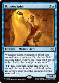 Baboon Spirit - Avatar: The Last Airbender: Eternal-Legal - Magic: The Gathering card