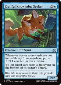 Dutiful Knowledge Seeker - Avatar: The Last Airbender: Eternal-Legal - Magic: The Gathering card