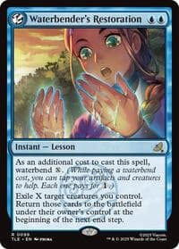 Waterbender's Restoration - Avatar: The Last Airbender: Eternal-Legal - Magic: The Gathering card