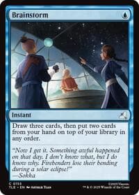 Brainstorm - Avatar: The Last Airbender: Eternal-Legal - Magic: The Gathering card