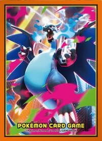 Pokemon TCG: Pokemon Center Japan Exclusive Card Sleeves - Mega Charizard X (64-Pack) - Pokemon International Card Sleeves - Card Sleeves card
