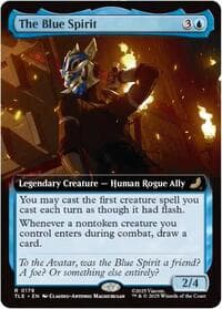 The Blue Spirit (Extended Art) - Avatar: The Last Airbender: Eternal-Legal - Magic: The Gathering card