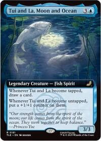 Tui and La, Moon and Ocean (Extended Art) - Avatar: The Last Airbender: Eternal-Legal - Magic: The Gathering card