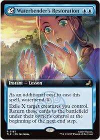 Waterbender's Restoration (Extended Art) - Avatar: The Last Airbender: Eternal-Legal - Magic: The Gathering card