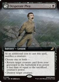 Desperate Plea (Extended Art) - Avatar: The Last Airbender: Eternal-Legal - Magic: The Gathering card