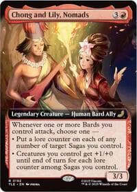 Chong and Lily, Nomads (Extended Art) - Avatar: The Last Airbender: Eternal-Legal - Magic: The Gathering card