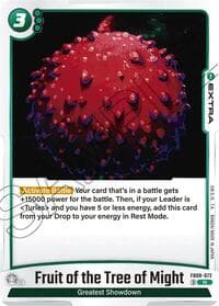 Fruit of the Tree of Might - Saiyan's Pride - Dragon Ball Super: Fusion World card