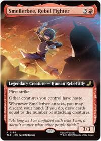 Smellerbee, Rebel Fighter (Extended Art) - Avatar: The Last Airbender: Eternal-Legal - Magic: The Gathering card