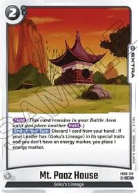 Mt. Paoz House - Saiyan's Pride - Dragon Ball Super: Fusion World card