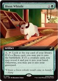 Bison Whistle (Extended Art) - Avatar: The Last Airbender: Eternal-Legal - Magic: The Gathering card