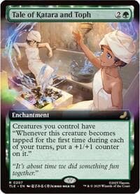Tale of Katara and Toph (Extended Art) - Avatar: The Last Airbender: Eternal-Legal - Magic: The Gathering card