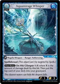 Aquamirage Whisper - Promotional Cards - Grand Archive TCG card