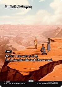 Sunbaked Canyon (Borderless) - Avatar: The Last Airbender: Eternal-Legal - Magic: The Gathering card