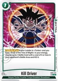 Kill Driver - Saiyan's Pride - Dragon Ball Super: Fusion World card