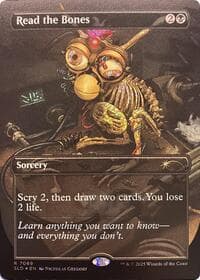 Read the Bones (7069) (Confetti Foil) - Secret Lair Drop Series - Magic: The Gathering card